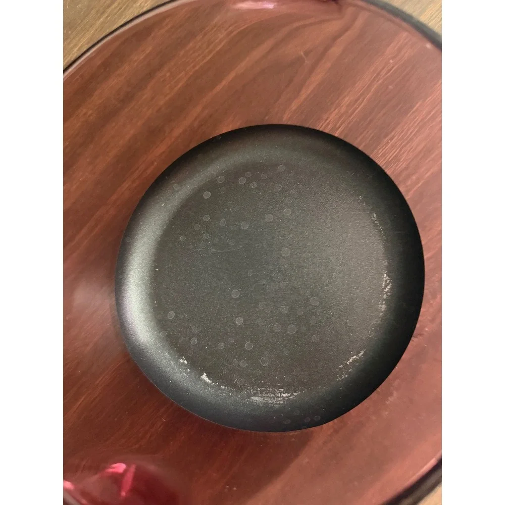 Visions by Corning Cranberry Glass 2.5L Saucepan Non-Stick Pot with Lid USA